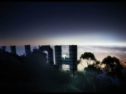 Der Geist am Hollywood-Wahrzeichen