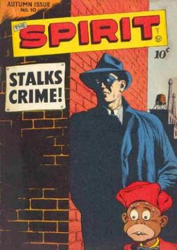 The Spirit mit Ebony White. The Spirit #10 (Herbst 1947),
