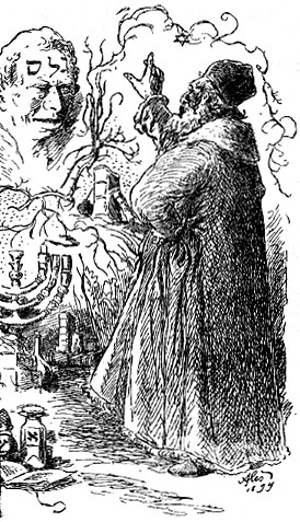Rabbi Loew erschafft den Golem