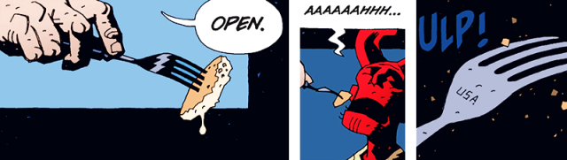 Hellboy - Pancakes