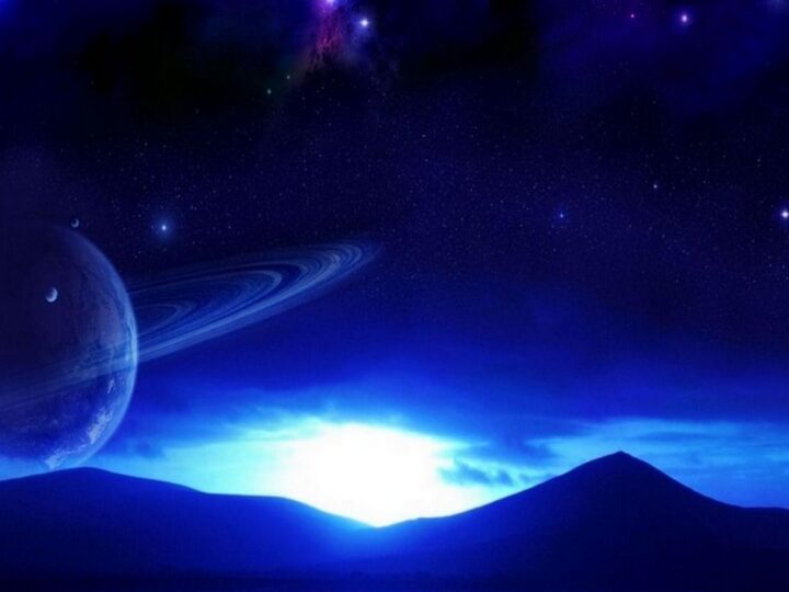 Morgen wird der Sonnenuntergang blau sein