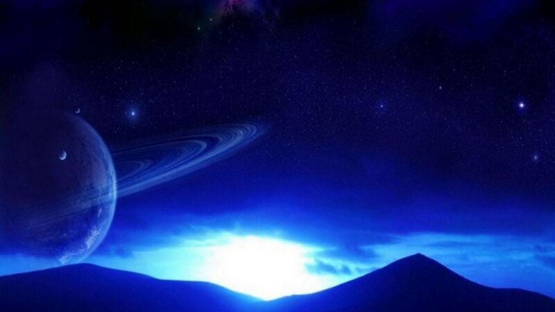 Morgen wird der Sonnenuntergang blau sein